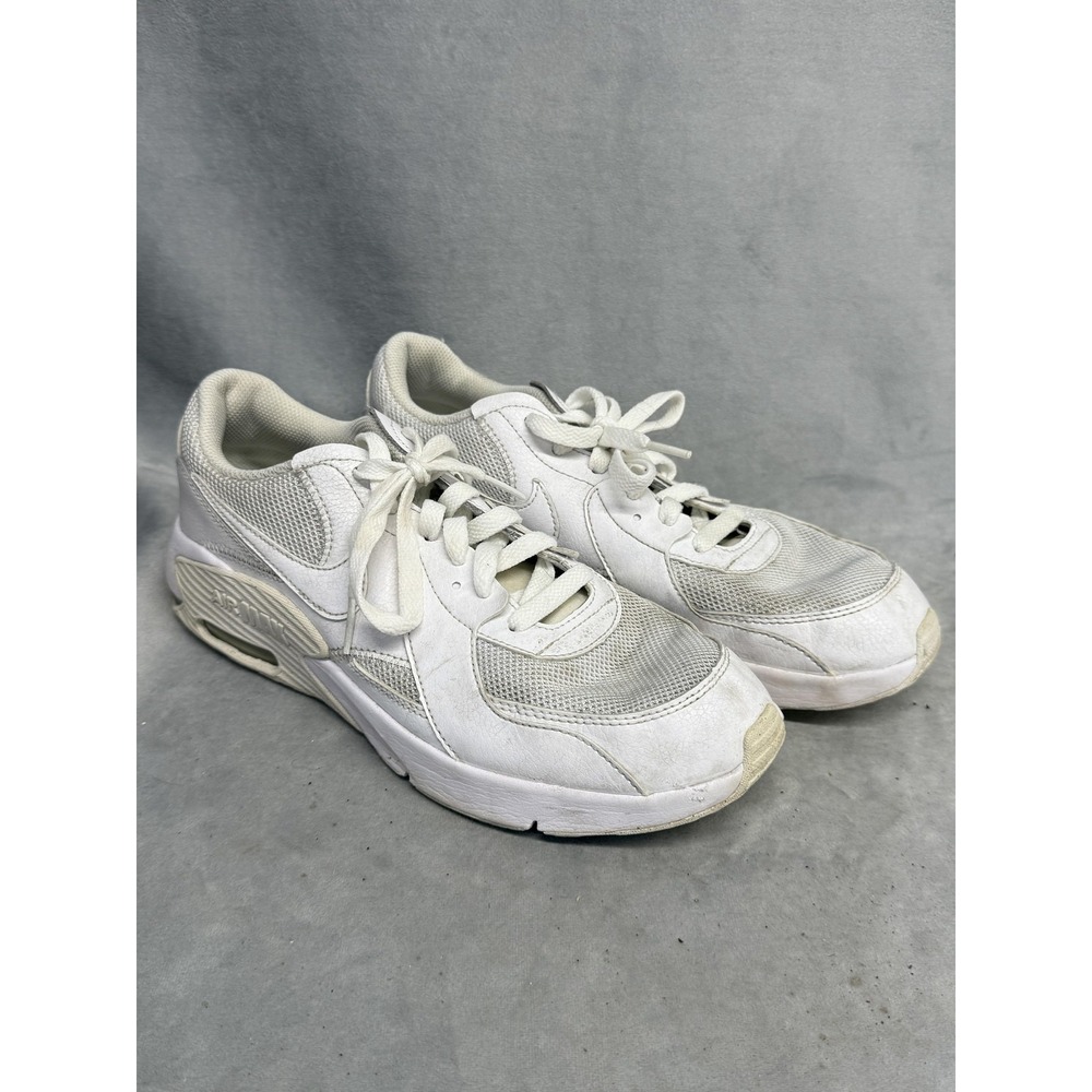 Nike Air Max Excee Shoes Youth GS Size 7Y Triple‎ White Sneakers CD6894-100